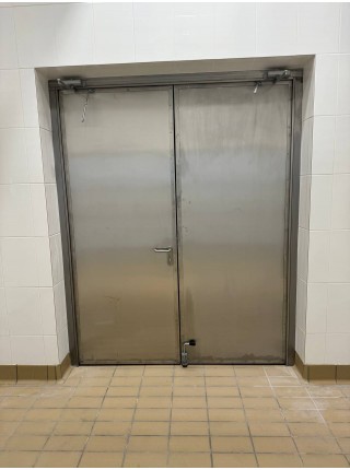 Ворота противопожарные из нержавеющей стали 2200х1500 EI30 и EI60